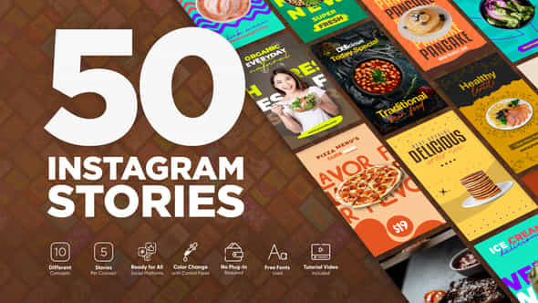 Food Instagram Stories - VideoHive 41941605