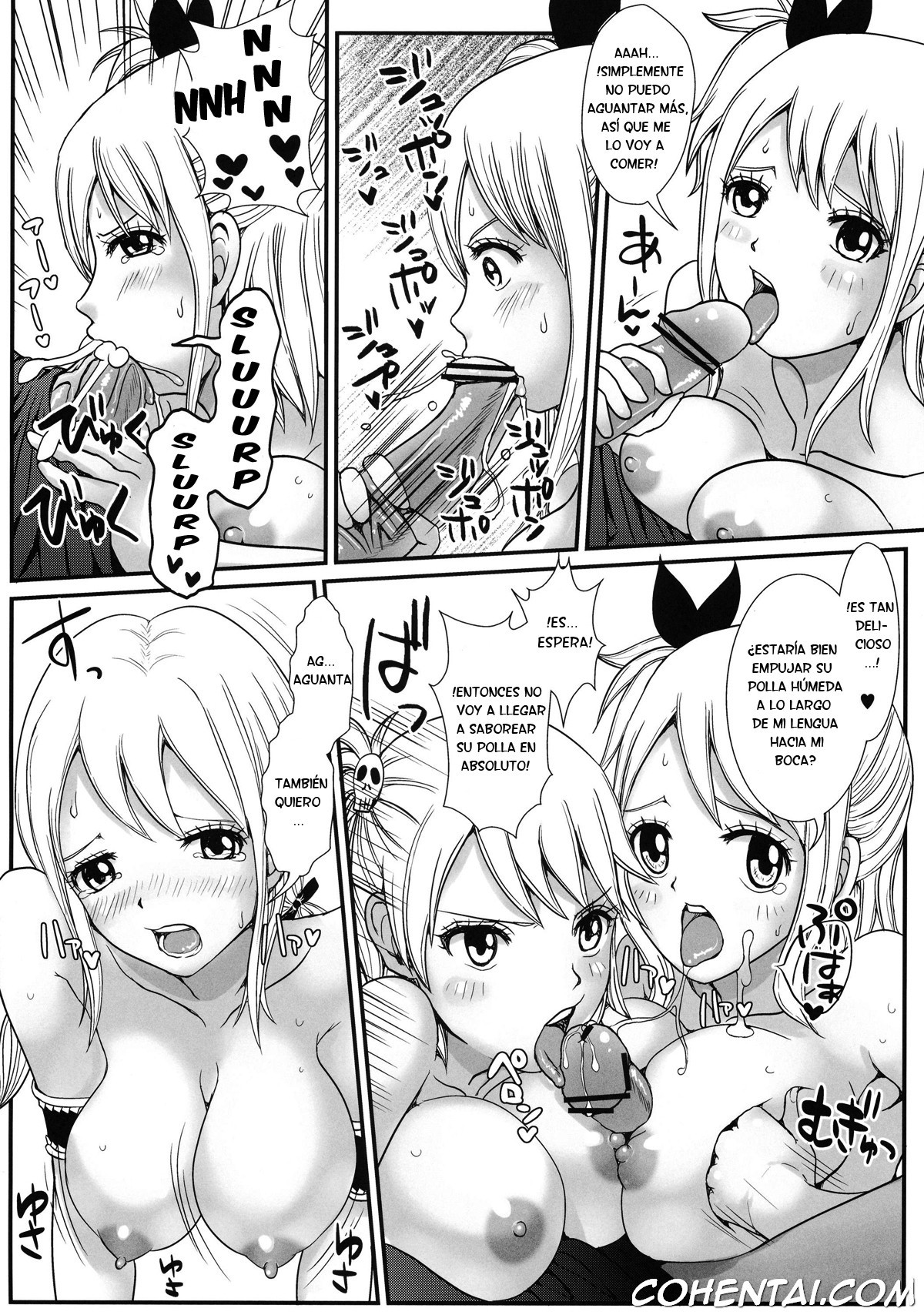 Double Lucy (Fairy Tail) xxx comics manga porno doujin hentai español sexo 