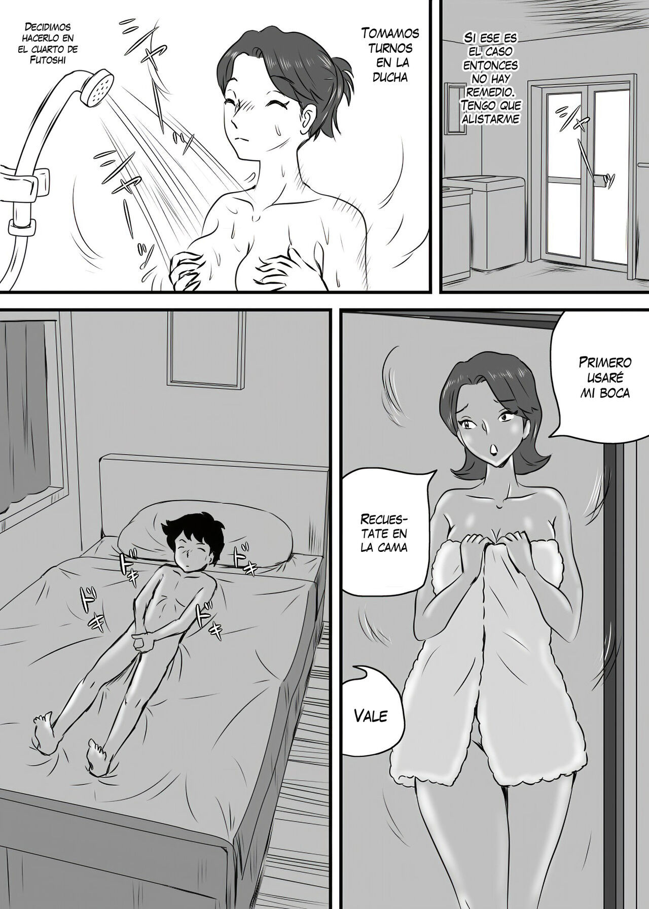 [Momoziri Hustle Dou] Okaa-san to Tanshou Musuko [Spanish] (VarKatzas666)