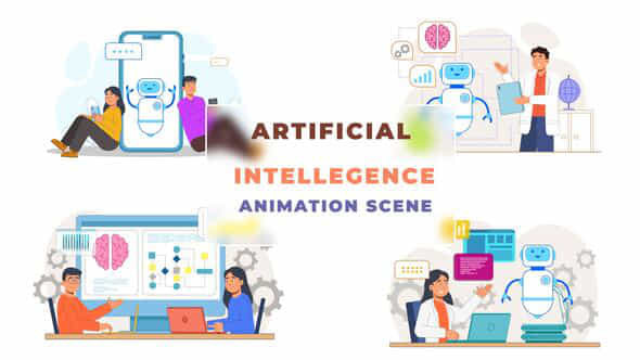 Artificial Intelligence Animation - VideoHive 43070610