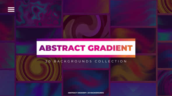 Abstract Gradient Backgrounds - VideoHive 44174312