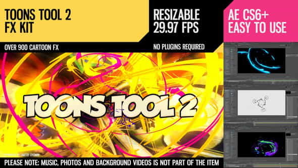 Toons Tool 2 (FX Kit) - VideoHive 21110258