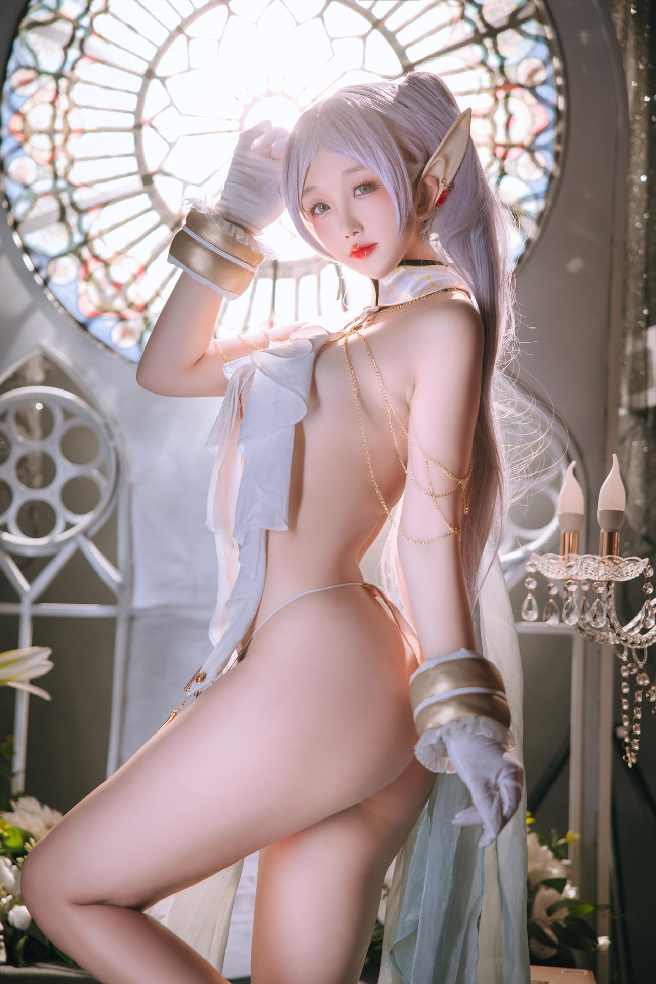 Cosplay Rinaijiao日奈娇 – 芙莉莲（圣光版）(3)