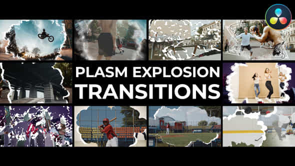 Plasm Explosion Transitions - VideoHive 46626625