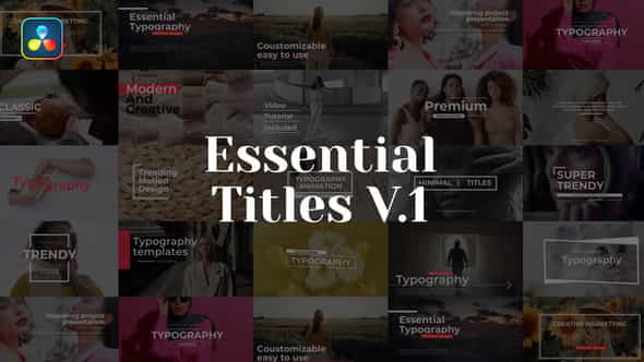 Essential Titles V.1 - VideoHive 34974106