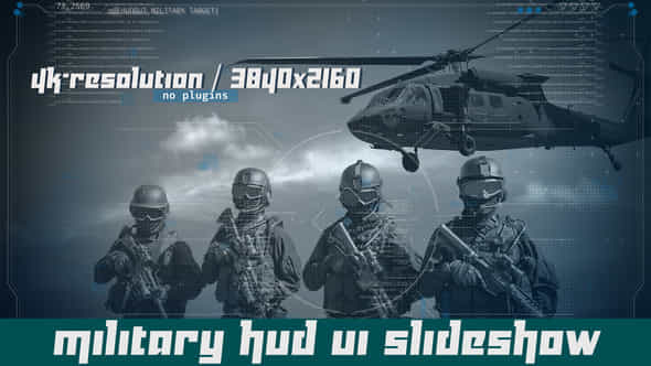 Military HUD UI - VideoHive 40727437