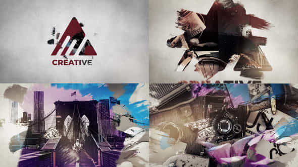 Brush Slideshow Intro - VideoHive 56489483