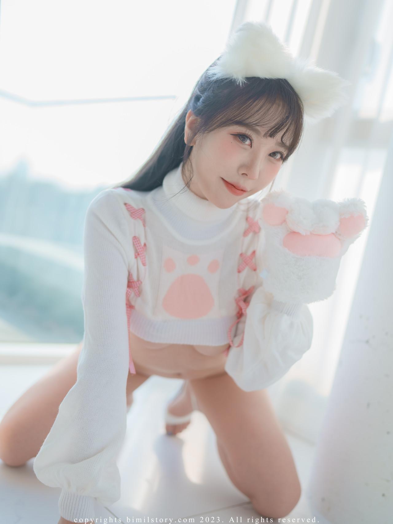 Jia 지아, [Bimilstory] Under-Boob Cat Girl Set.01(13)