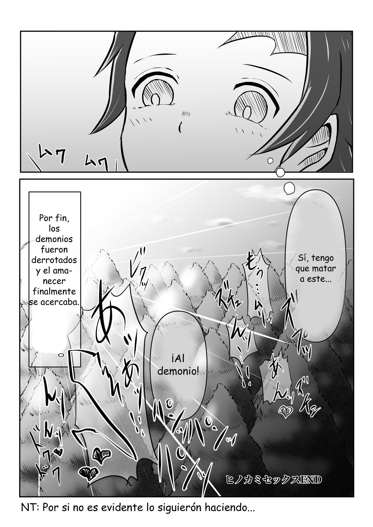 [Shironeko Nokiki] Hinokami Sex. (Kimetsu no Yaiba) [Spanish]