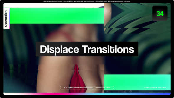 Displace Transitions - VideoHive 47993554