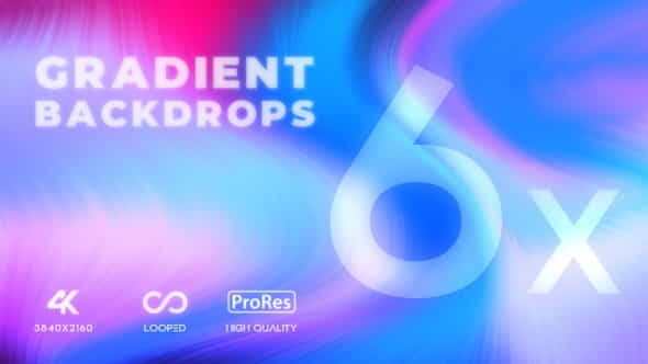 Colorful Smooth Flowing Gradient Backdrops - VideoHive 33316086