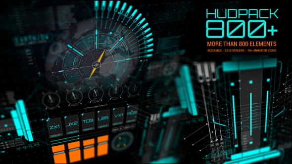 HUD Pack 800+ - VideoHive 19616723