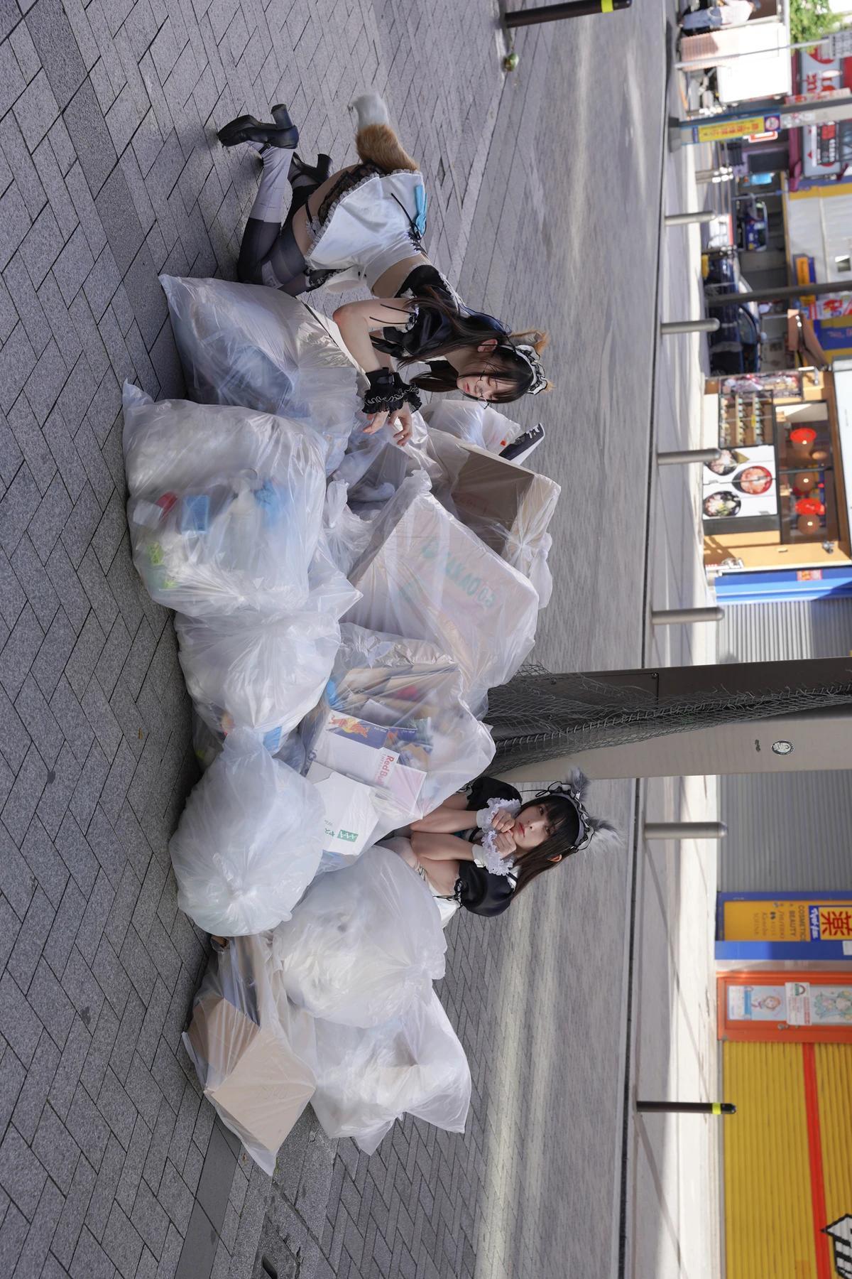 Sui Utatane うたたね翠, Mizuna Shione 水那しおね, 写真集 「野生のメイドがあらわれた！」 Set.03(23)