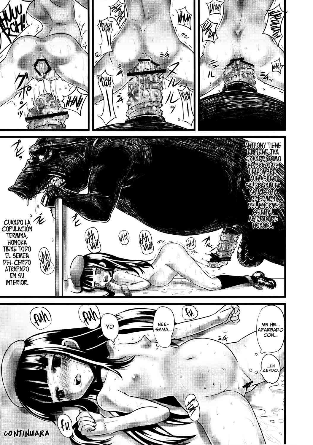 Honoka La Princesa desnuda y su orgásmico despertas copulando con un cerdo Chapter-1 - 54