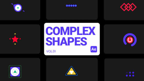Complex Shapes 01 - VideoHive 46060266