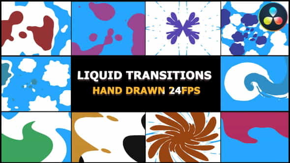 2D FX Liquid Transitions | - VideoHive 30591345