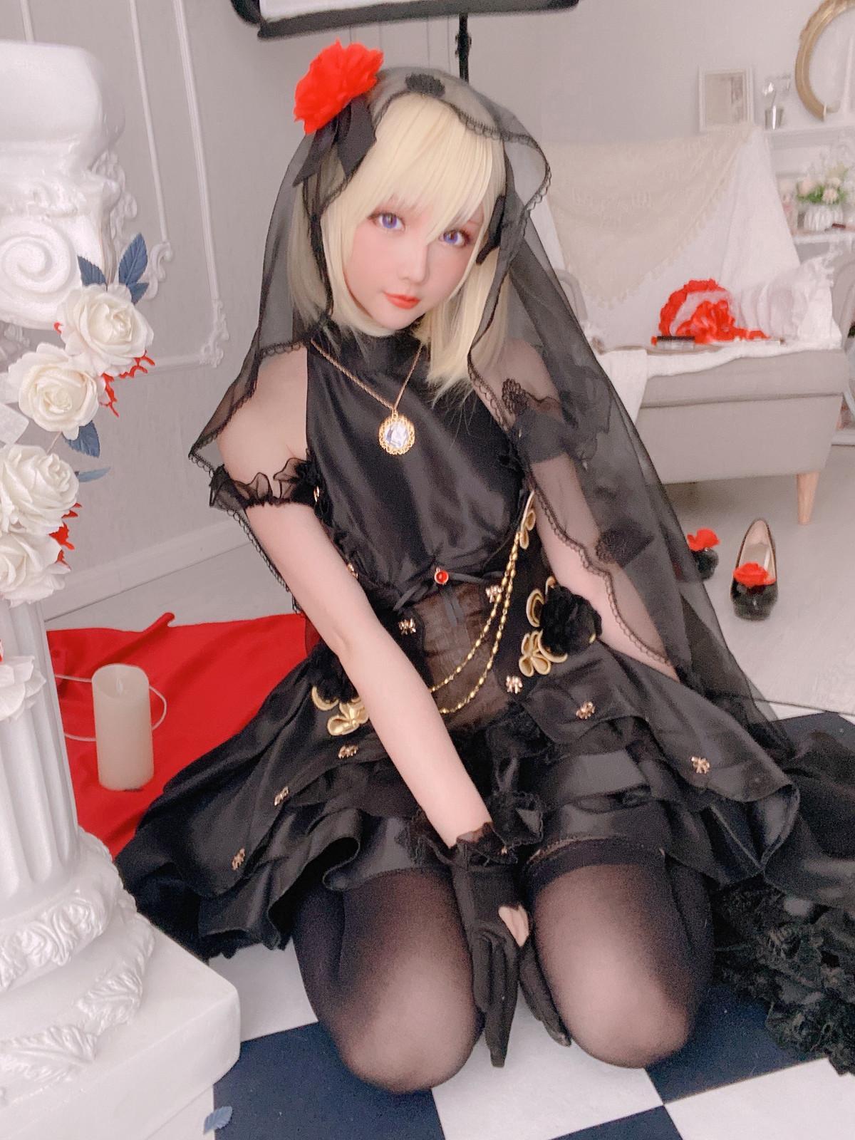 Cosplay 星之迟迟Hoshilily Z23婚纱(37)