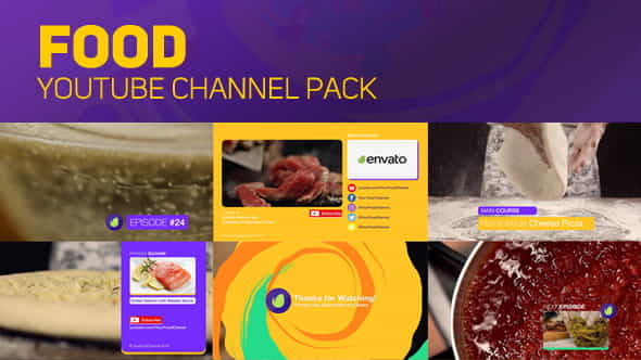 Youtube Food Channel Package - VideoHive 18925656