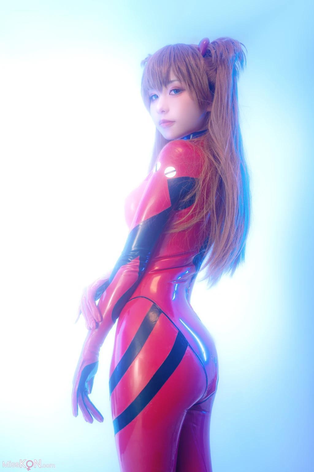 Coser@爆机少女喵小吉 (Nekokoyoshi): 明日香 人类补奸计划 (80 photos )(16)
