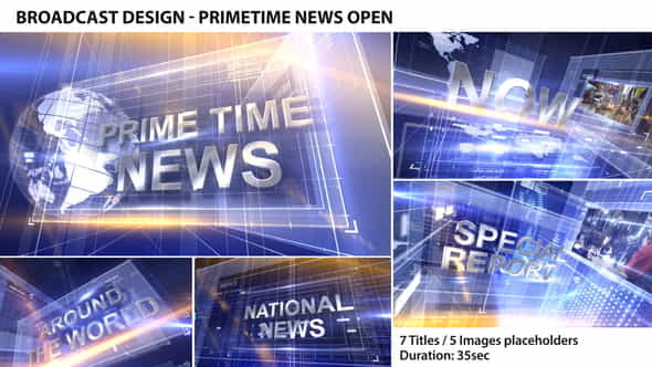 Broadcast Design - Primetime News - VideoHive 152968
