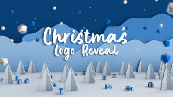 Christmas Snow Logo Reveal - VideoHive 49264793