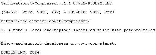 Techivation T-Compressor v1.1.0 WiN-BUBBiX