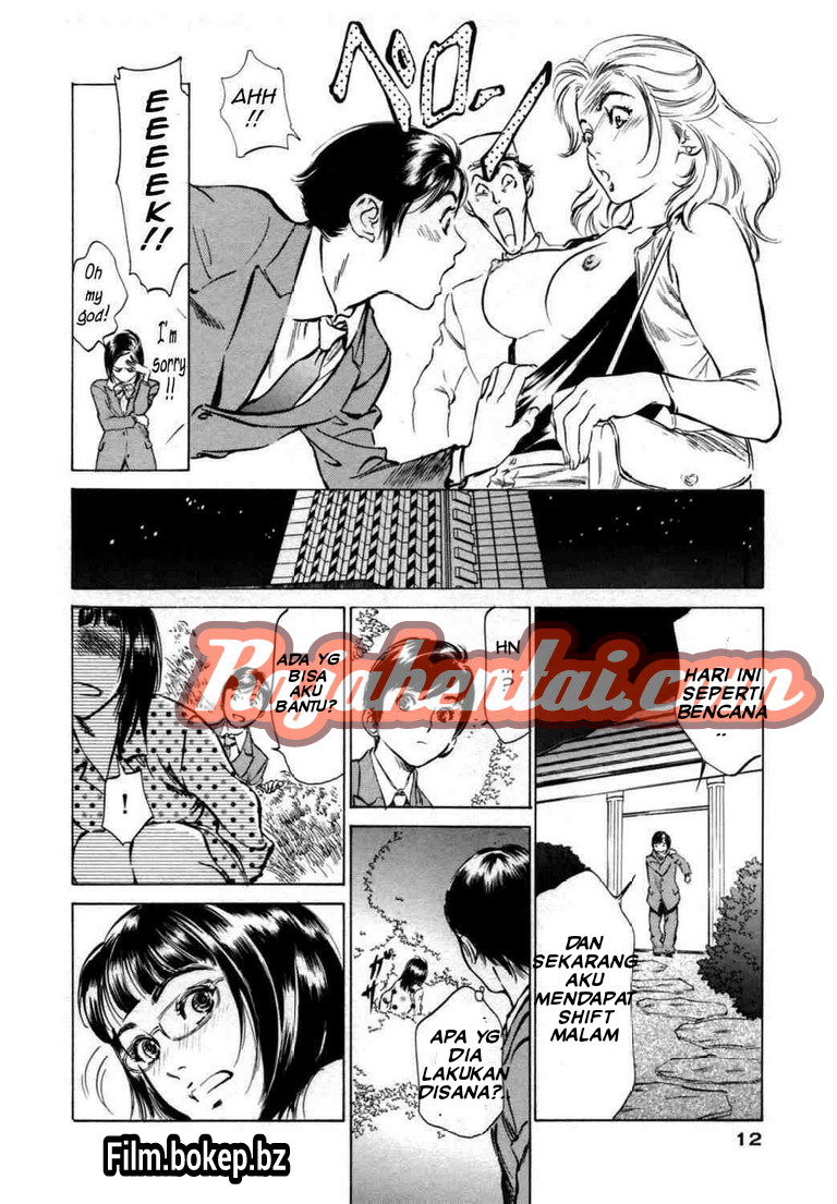 Manga Hentai XXX Komik Sex Bokep Porn Entotin Tamu Hotel saat Shift Malam 10
