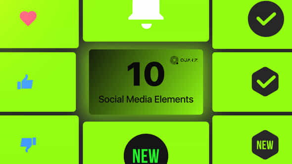 Social Media Elements - VideoHive 44639688