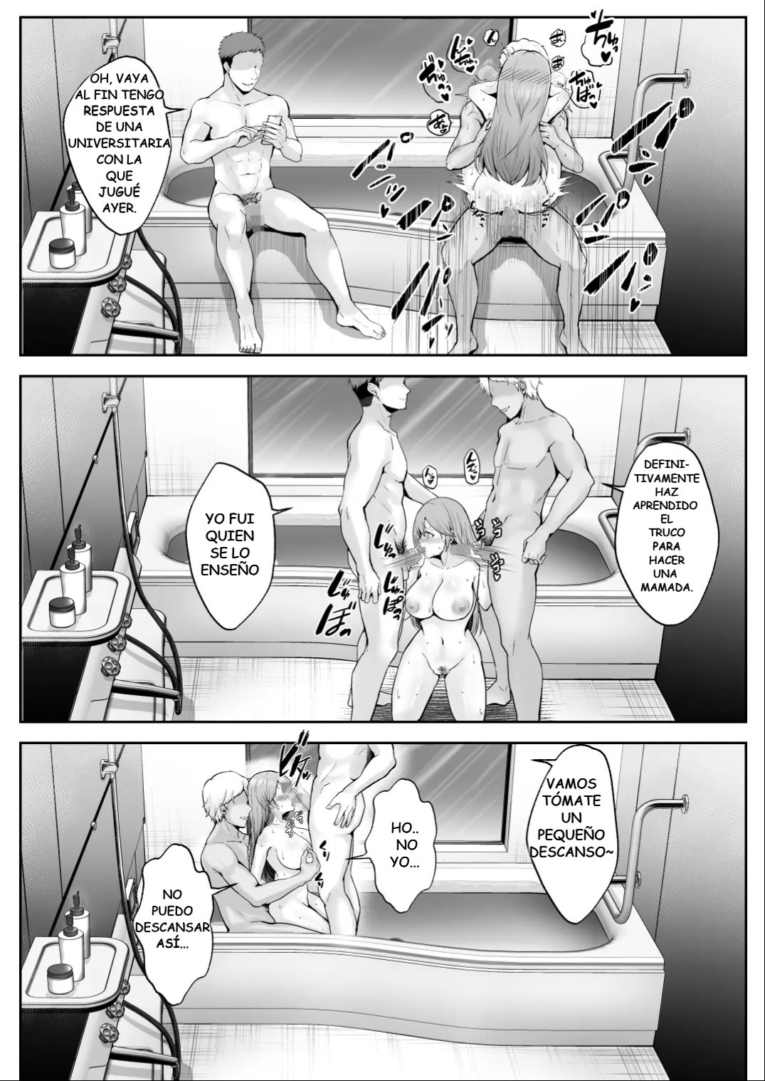 [Graphic L (Erun)] Soshite Kyou mo Moteasobareru [Spanish] [eljonshon34] [Incomplete]
