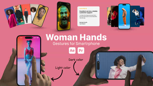 Woman Hand Gesture For Smartphones - VideoHive 51625998