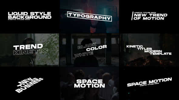 Kinetic Titles - VideoHive 38254023