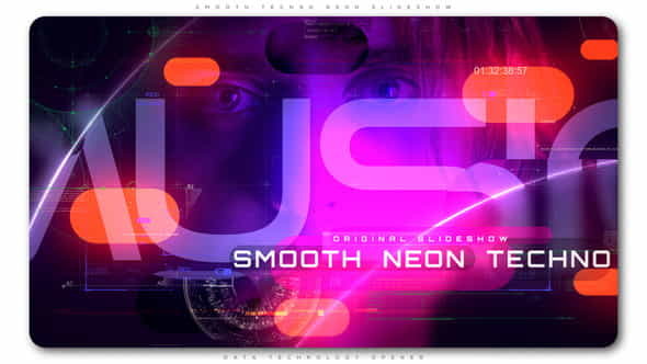 Smooth Techno Neon Slideshow - VideoHive 22532962