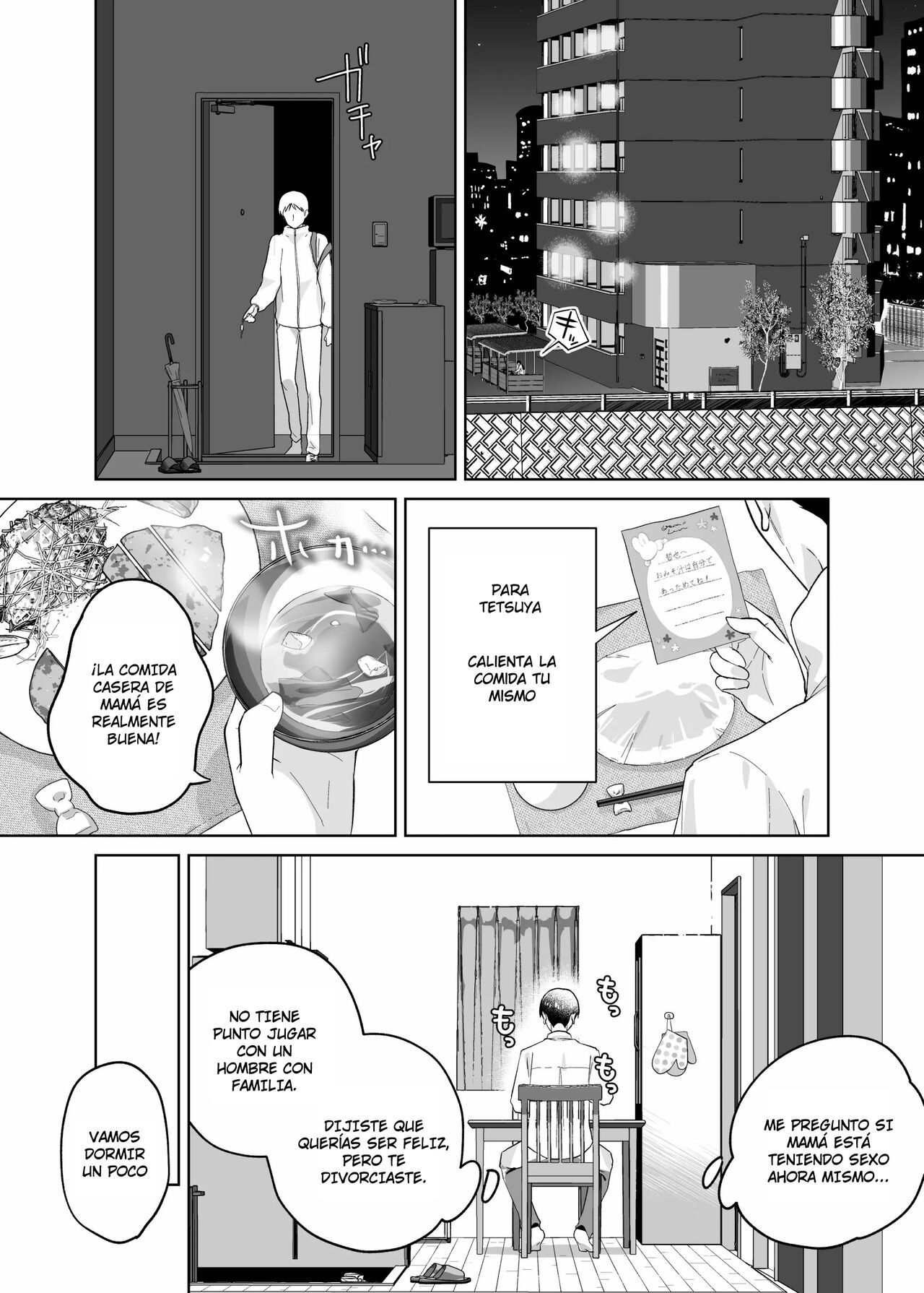 [Karashina en] Kaa-san, Tsukiatte 1-2  Madre, Sal Conmigo 1-2 [Spanish] [SrTraduc]