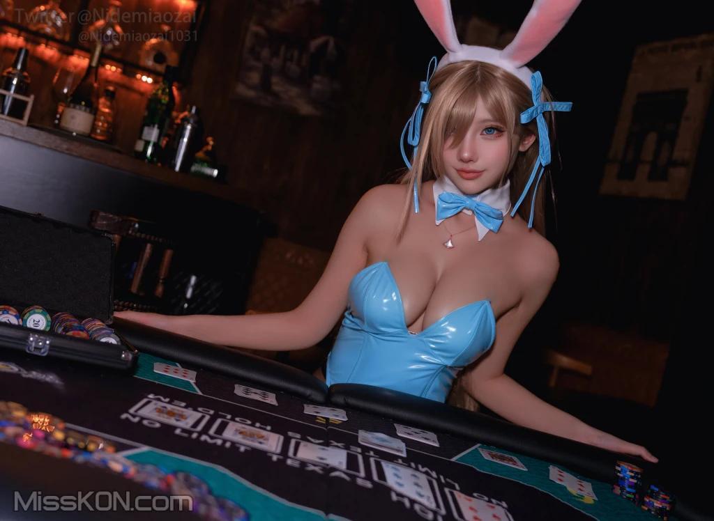 Coser@CatDemon喵崽 (你的喵崽): 碧蓝档案 明日奈兔女郎 (120 photos)(79)