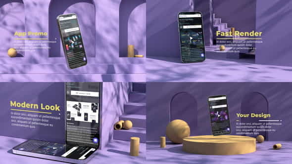 3D App Promo - VideoHive 36582291