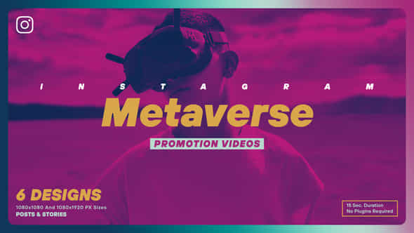 Metaverse Instagram Promotion - VideoHive 36844995