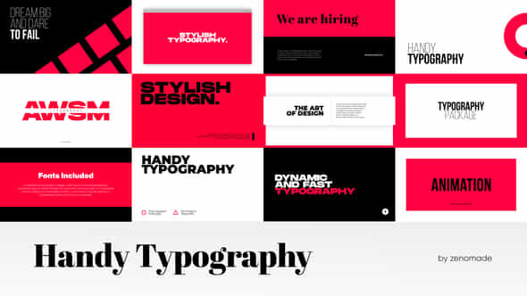 Handy Typography for - VideoHive 38769961