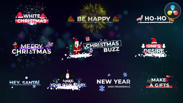 Christmas Titles for - VideoHive 41414523