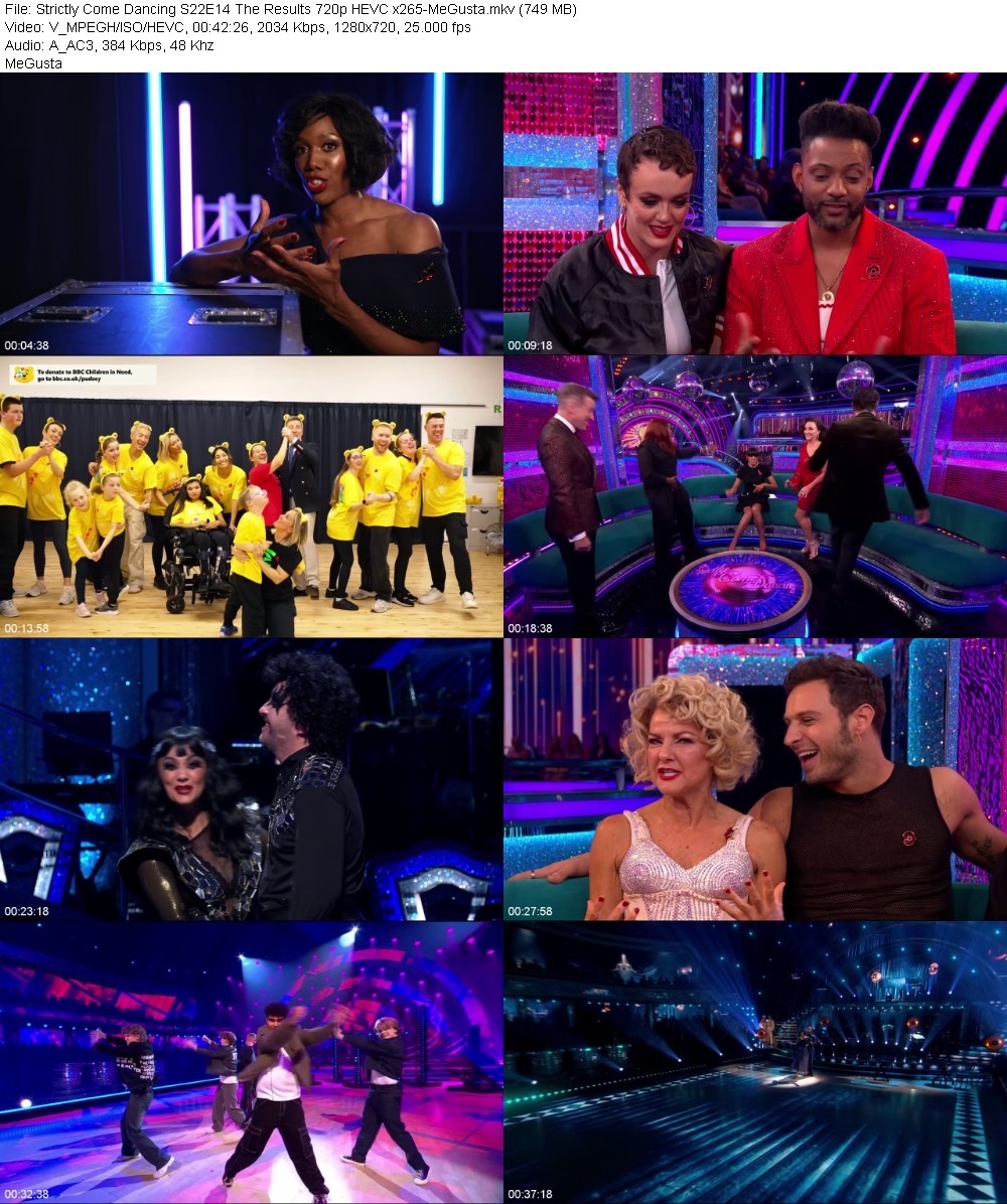 Strictly Come Dancing S22E14 The Results 720p HEVC x265-MeGusta