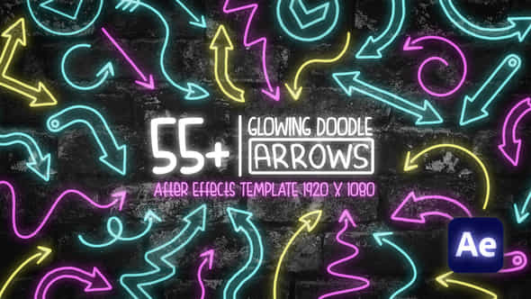 55+ Glowing Doodle - VideoHive 40786199