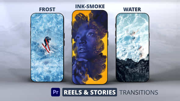 Reels Stories Transitions For Premiere Pro - VideoHive 50229183