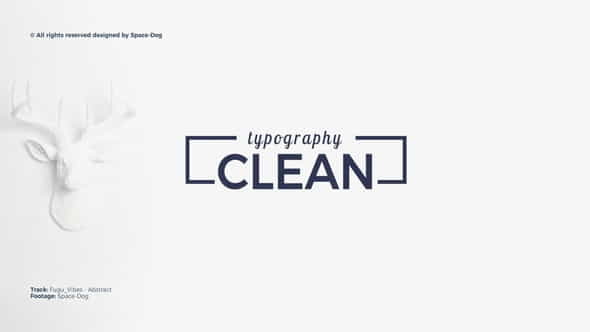 Clean Typography | Premiere Pro - VideoHive 24557218