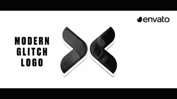 Modern Glitch Logo - VideoHive 50353418