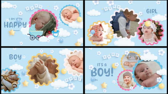 Baby album slideshow - VideoHive 38027305