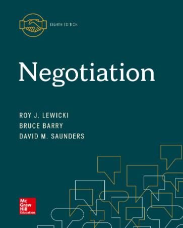 Negotiation, 8th Edition