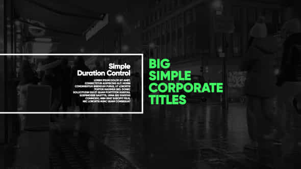 Big Simple Text Titles - VideoHive 48592907