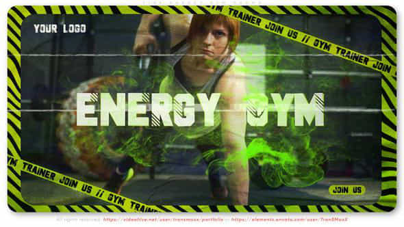 Fire Energy Gym - VideoHive 47240361