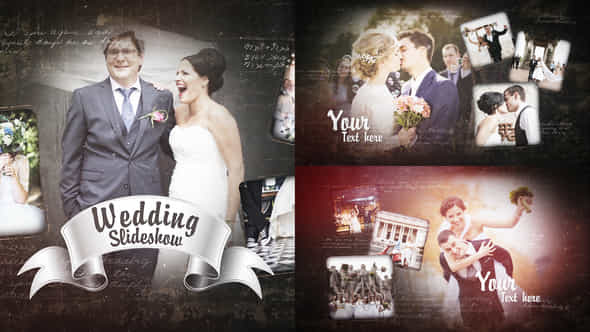 Grunge Wedding Slideshow - VideoHive 22806634