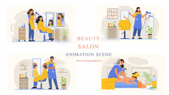 Beauty And Salon - VideoHive 43065437