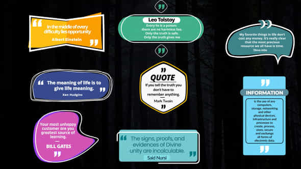 Quotes - VideoHive 48240137
